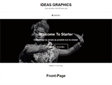 Tablet Screenshot of ideasgraphics.com